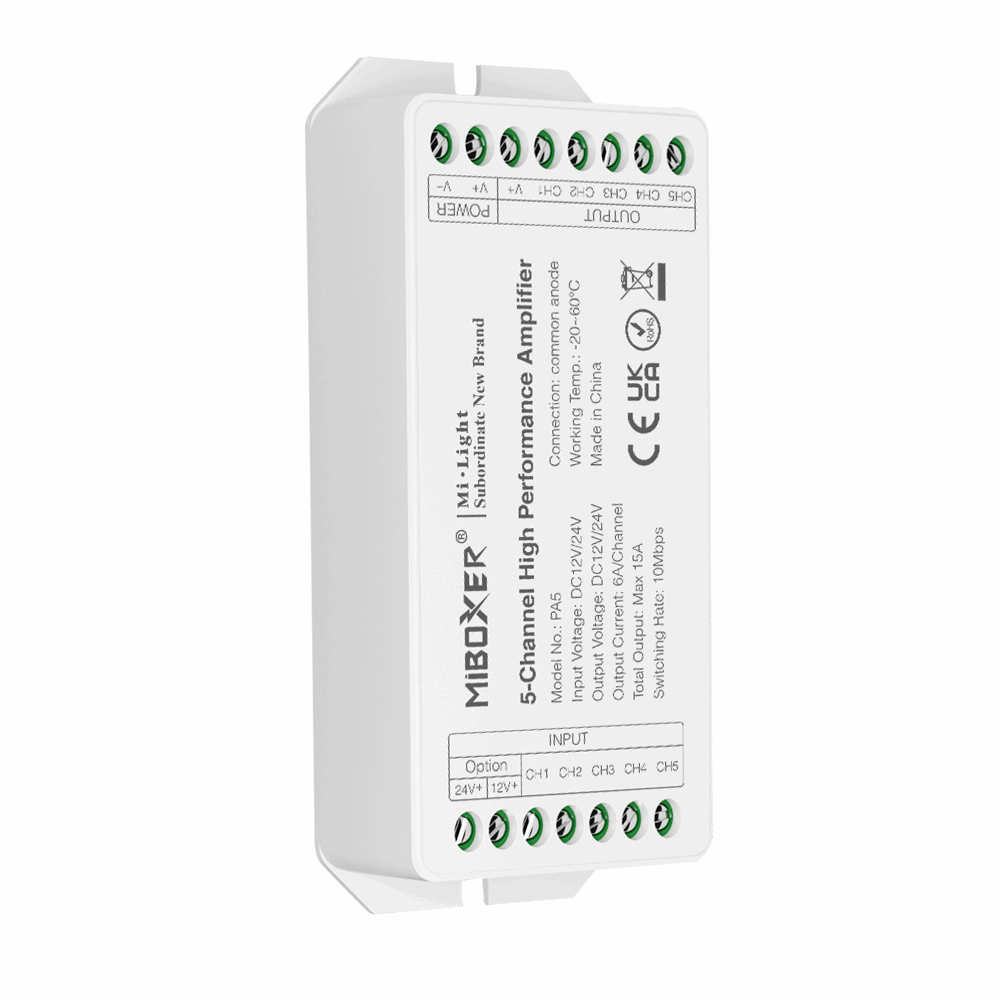 LED Controller 5-Channel Signal Amplifier